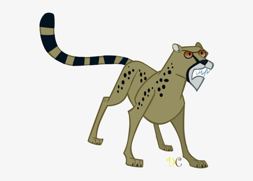 Evil Cheetah By Dragonchaser - Mlp Ahuizotl Cats, transparent png #635975