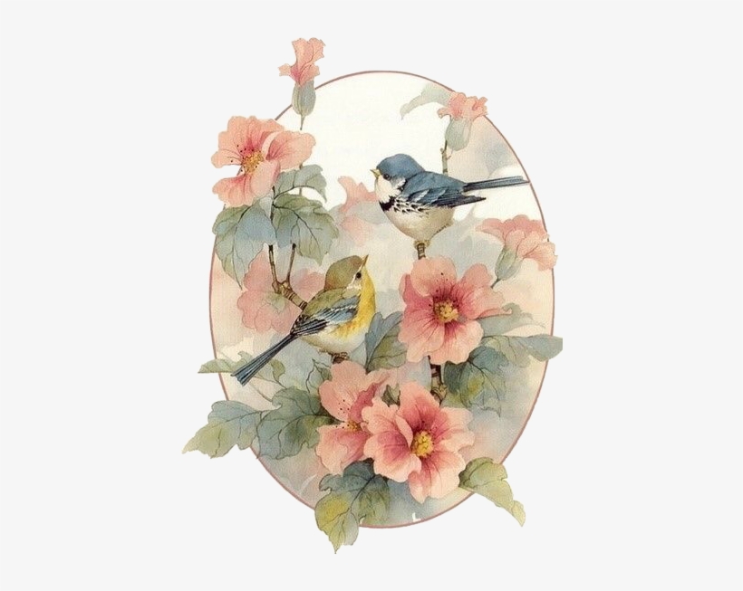 Report Abuse - Bird And Flower Drawing, transparent png #636000