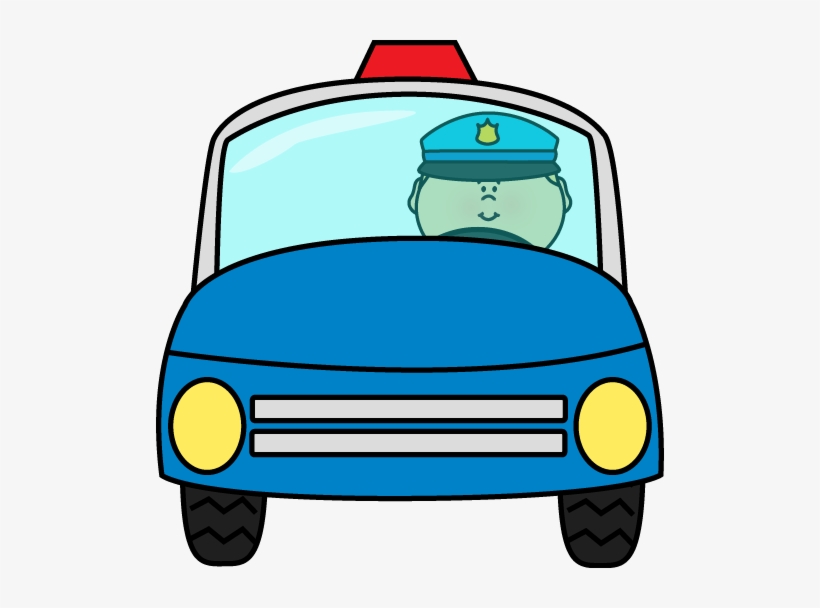 Policeman Driving Police Car, transparent png #636171