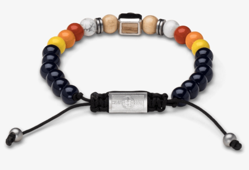 Houston Astros™ Square Macrame Bracelet 8mm - Bracelet, transparent png #636218