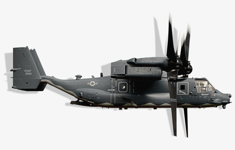 A 3d Osprey V-22 Helicopter Model - Tiltrotor, transparent png #636409