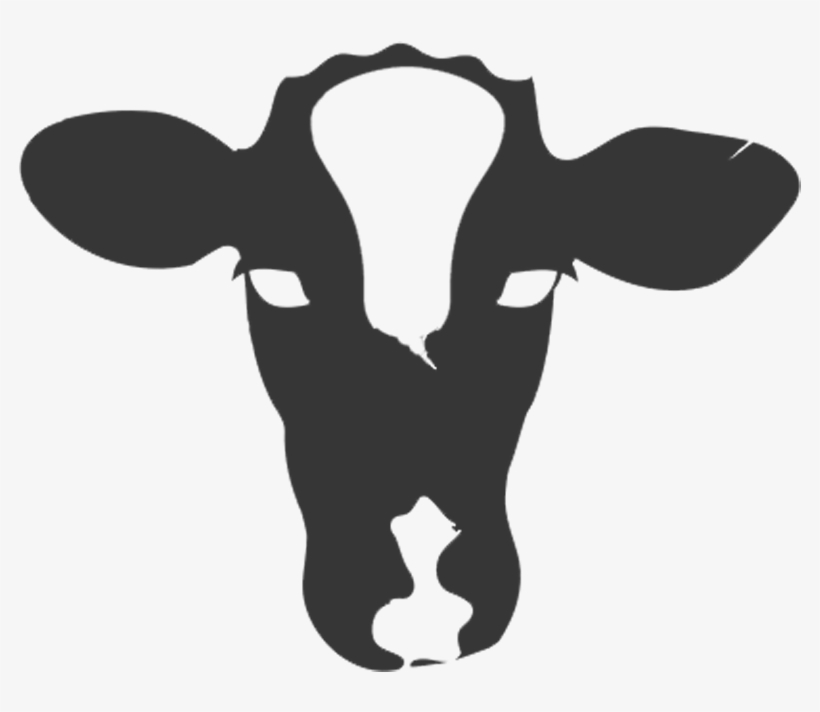 Cow Silhouette Head, transparent png #636429