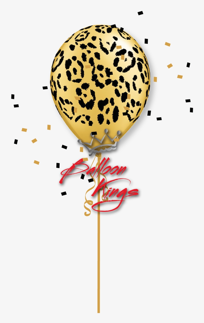 Cheetah Leopard Clip Art - 11" Jungle Assortment Latex Balloons 50 Count - Latex, transparent png #636455