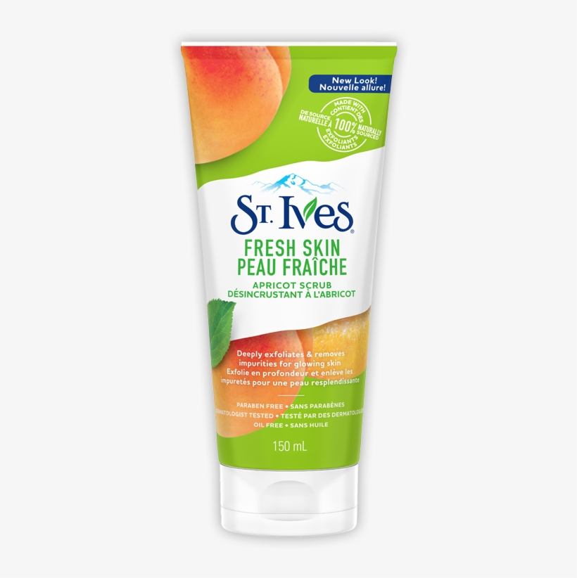 Fresh Skin Apricot Scrub - St. Ives Skin Renewing Body Lotion, 21 Ounce, transparent png #636531