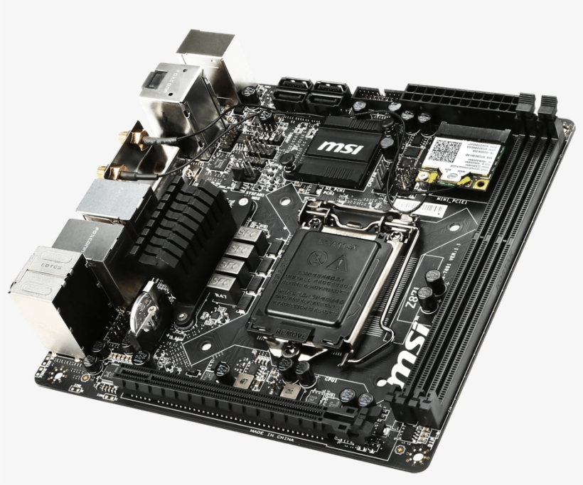 Msi H97i Ac Mini Itx Motherboard - Lga1150 Socket, transparent png #636913