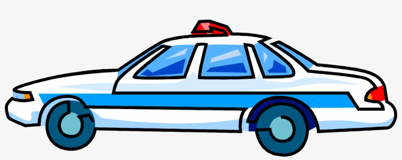 Police - Car - Clipart - Top - View - Police Car Officer Clipart, transparent png #637124