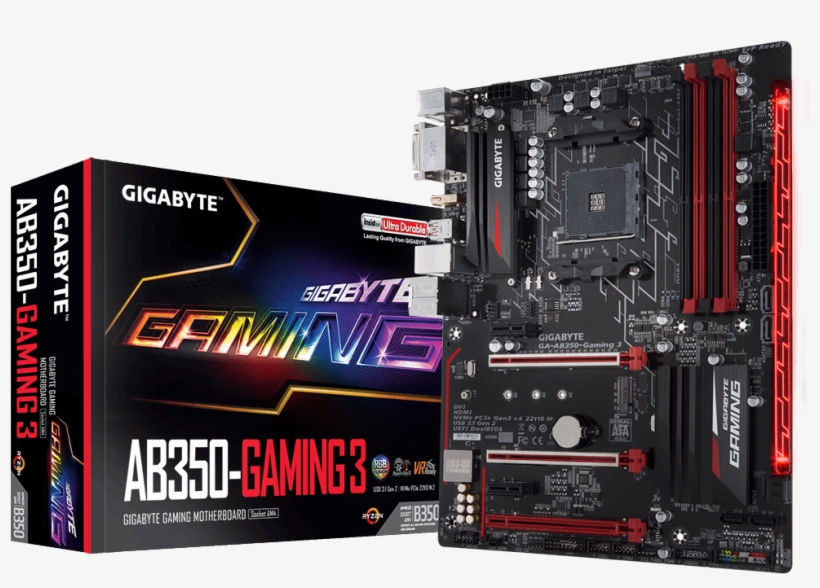 Gigabyte Ga Ab350 Gaming 3, transparent png #637198