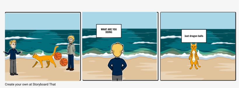Dragon Ball Meets Garfield - Sea, transparent png #637201