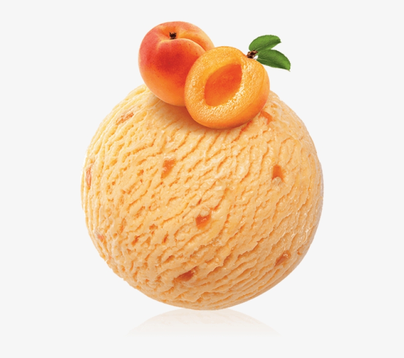 Apricot - Apricot Ice Cream, transparent png #637353