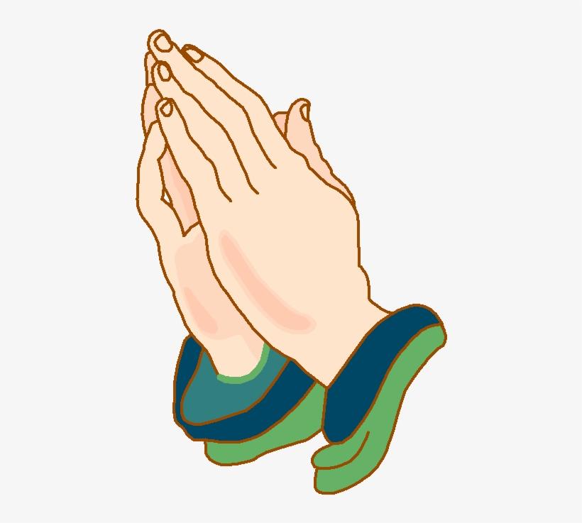 Hands Prayer Praise Worship Clip Art Hand - Praying Hands, transparent png #637405