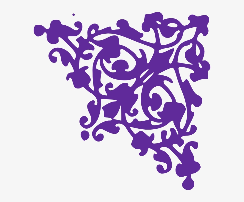 Purple Corner Clip Art, transparent png #637529