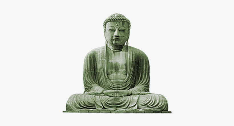 Buddhism Green Statue - Kōtoku-in, transparent png #637616