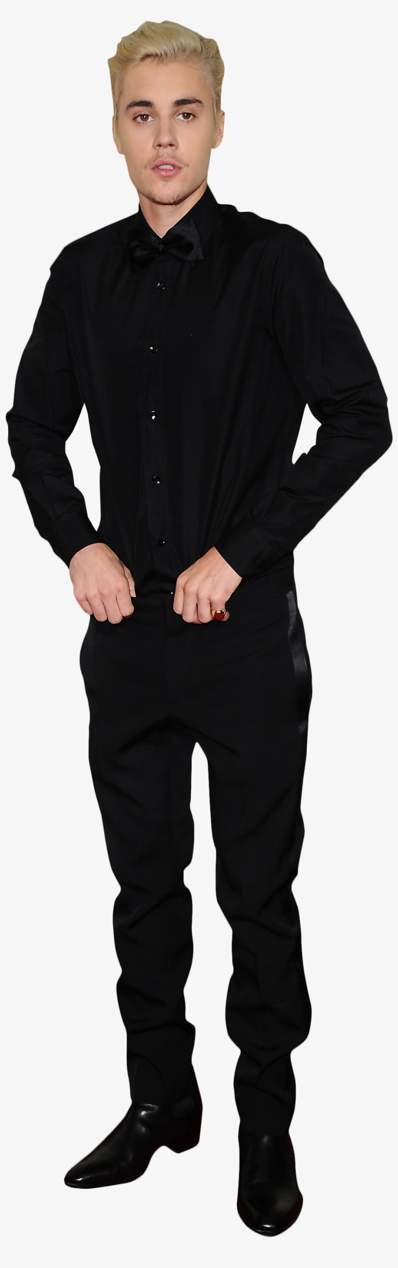 Justin Bieber Clipart Suit Png - Black Slim Fit 3 Piece Suit, transparent png #637915