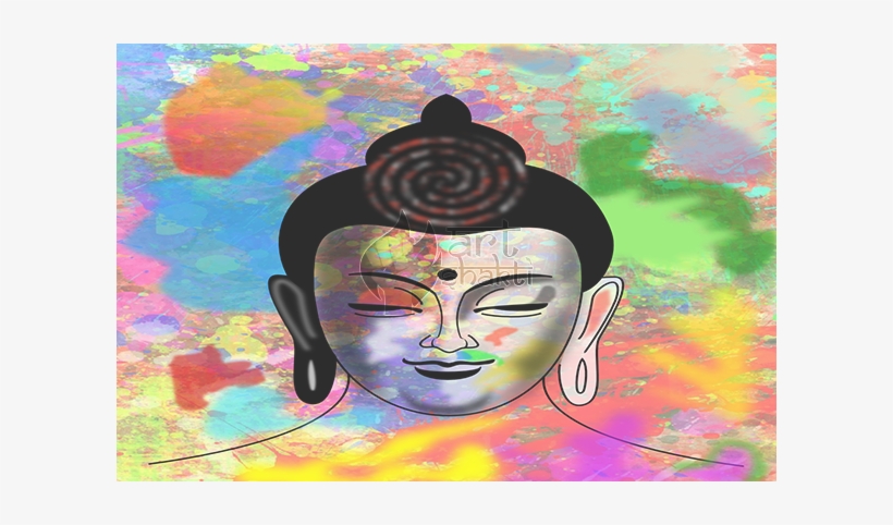 Abstract Buddha Spectrum Contemplation - Gautama Buddha, transparent png #638408