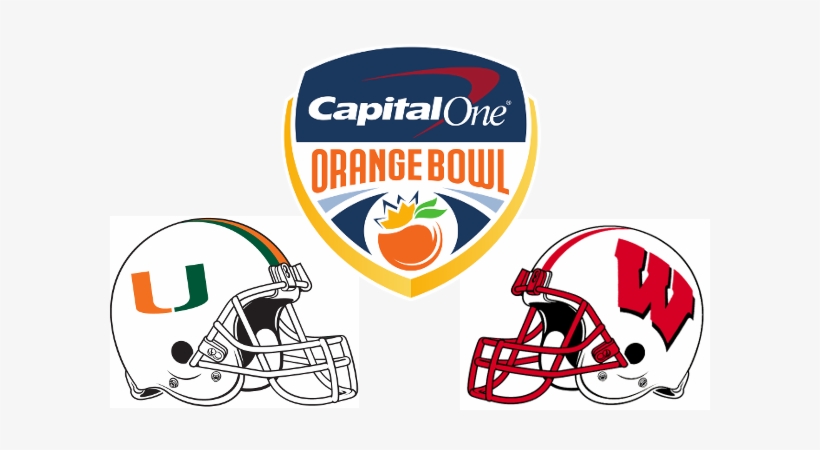 Wisconsin Miami Orange Bowl Logo, transparent png #638524