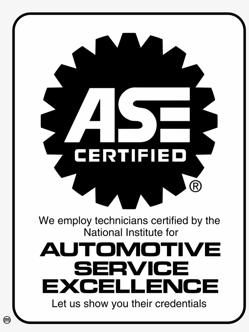 Ase Certified Logo Png Transparent - Ase Certified Aluminum Sign, transparent png #638697