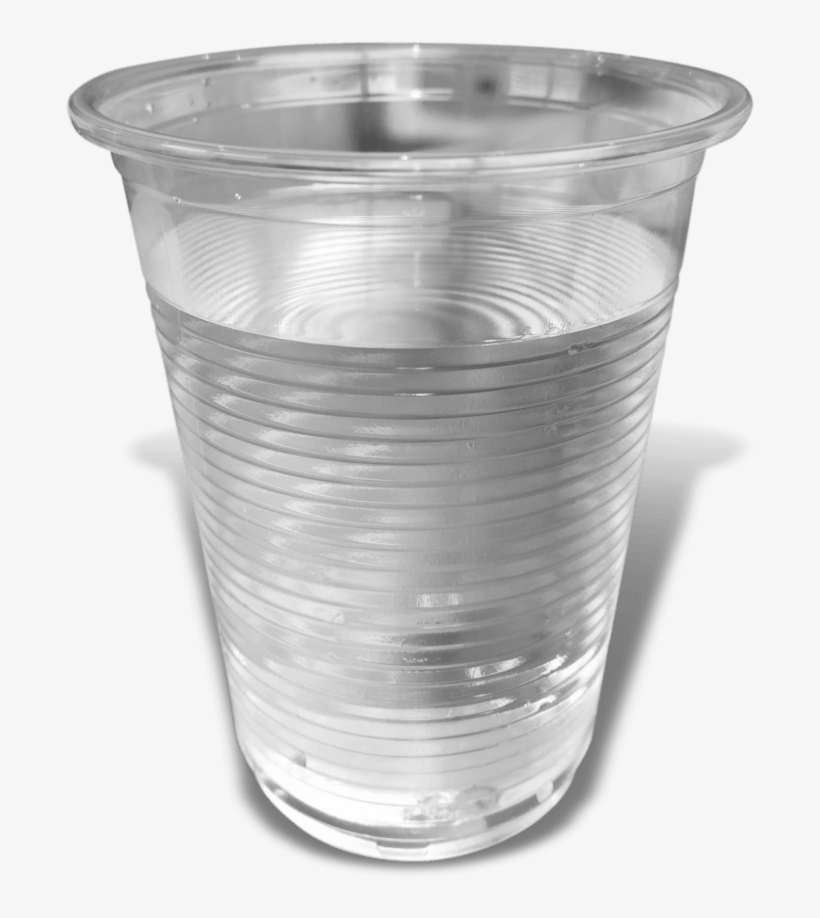 Miw Water Dispenser 7oz Plastic Clear Cup - Plastic Cup With Water, transparent png #638914