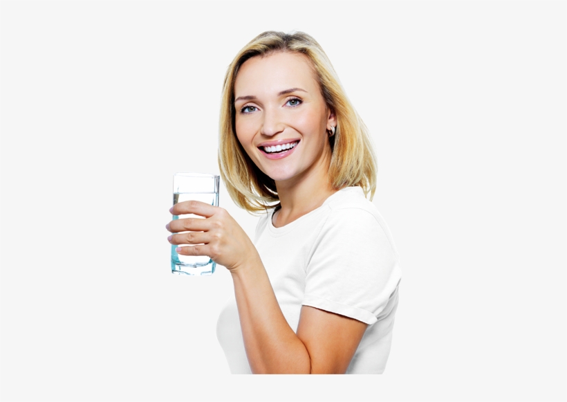 Evolve Series Water Treatment, Water Care Water Conditioners, - Woman Drinking Water Png, transparent png #639243