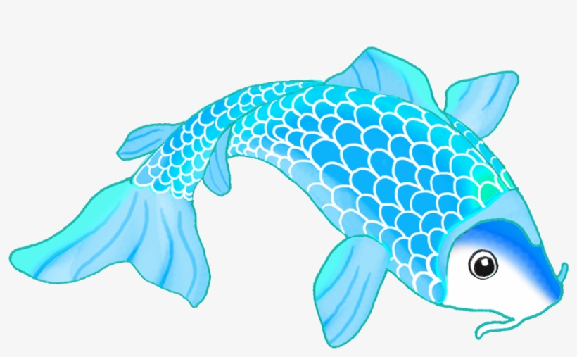 Colorful Koi Fish Drawings Png Royalty Free - Koi Fish Drawing Png, transparent png #639272