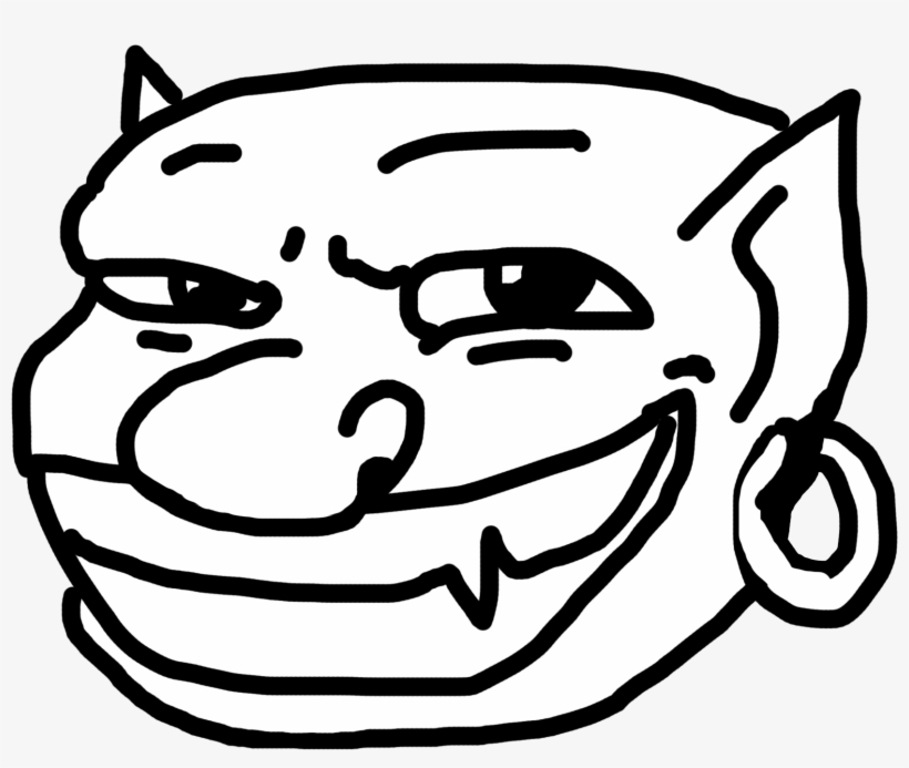 Easy Fix I Drew A Troll With No Effort In A Few Seconds, transparent png #639292