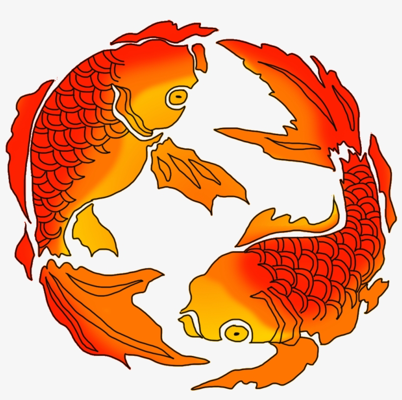 Colorful Koi Fish Drawings - Japanese Koi Transparent, transparent png #639367