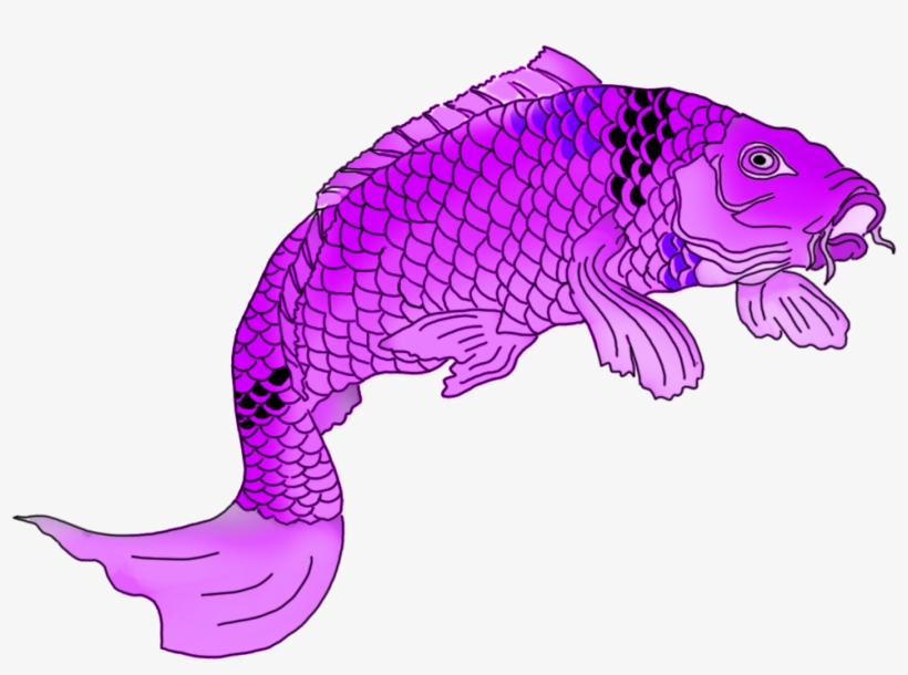 Png Transparent Download Colorful Drawings Purple - Koi, transparent png #639663