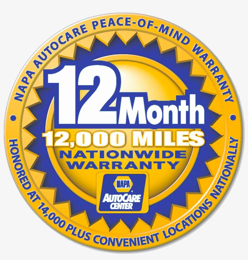 Warranty - Elliston Repair - > - Napa 12 Month Warranty, transparent png #639706