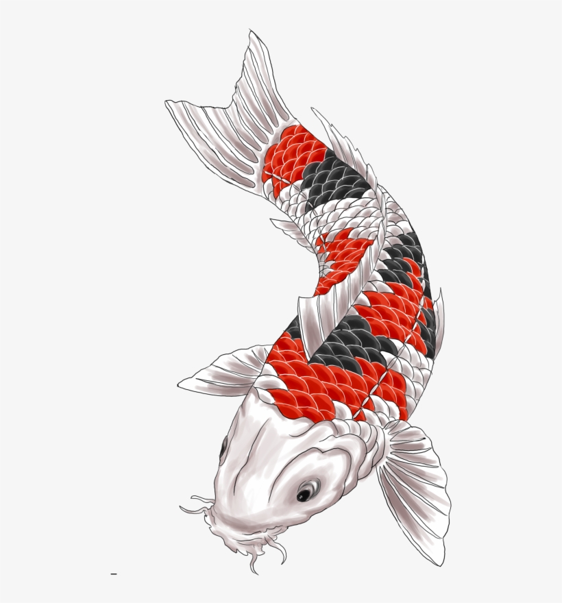 Koi Tattoo Png - Koi, transparent png #639755