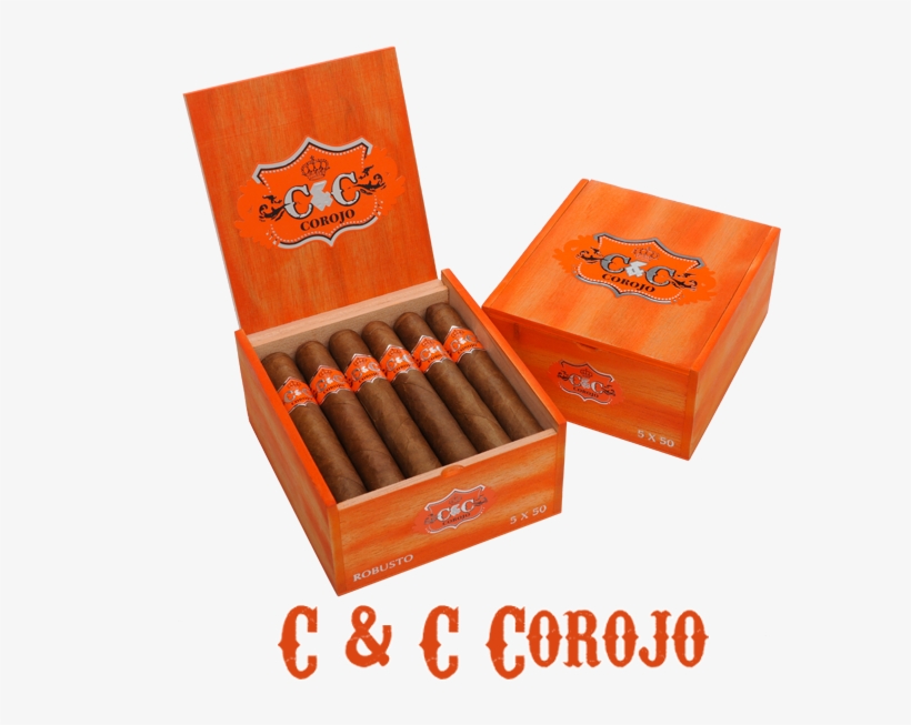 This Cigar, Encased In A Beautiful Ecuatorian Corojo - C & C Cigars, transparent png #6300078