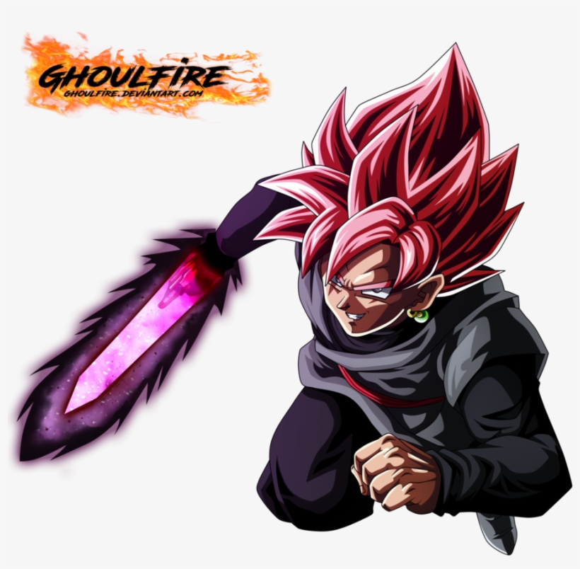 Black Goku Super Saiyan Rose By Ghoulfire - Goku Black Rose Dokkan Battle, transparent png #6300300