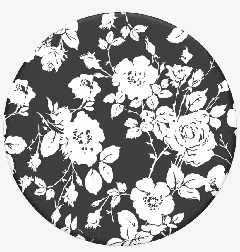 Monochrome Rose - Hipster Grunge Wallpaper Black And White, transparent png #6300477