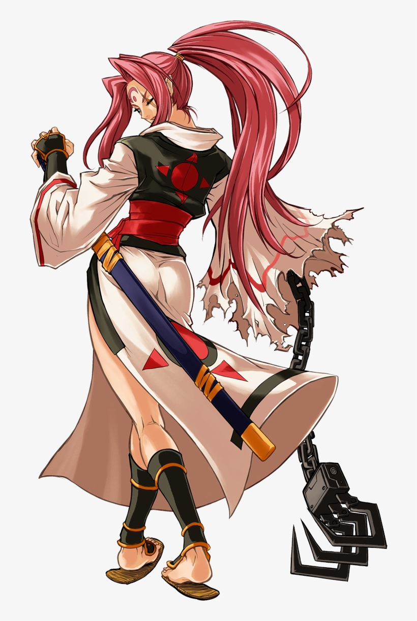 Baiken - Baiken Guilty Gear, transparent png #6300642