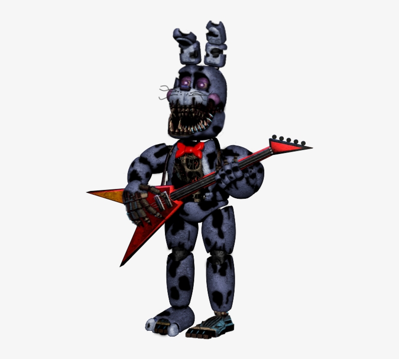 Edit Nightmare Rockstar Bonnie - Rockstar Bonnie Fnaf 6, transparent png #6301245