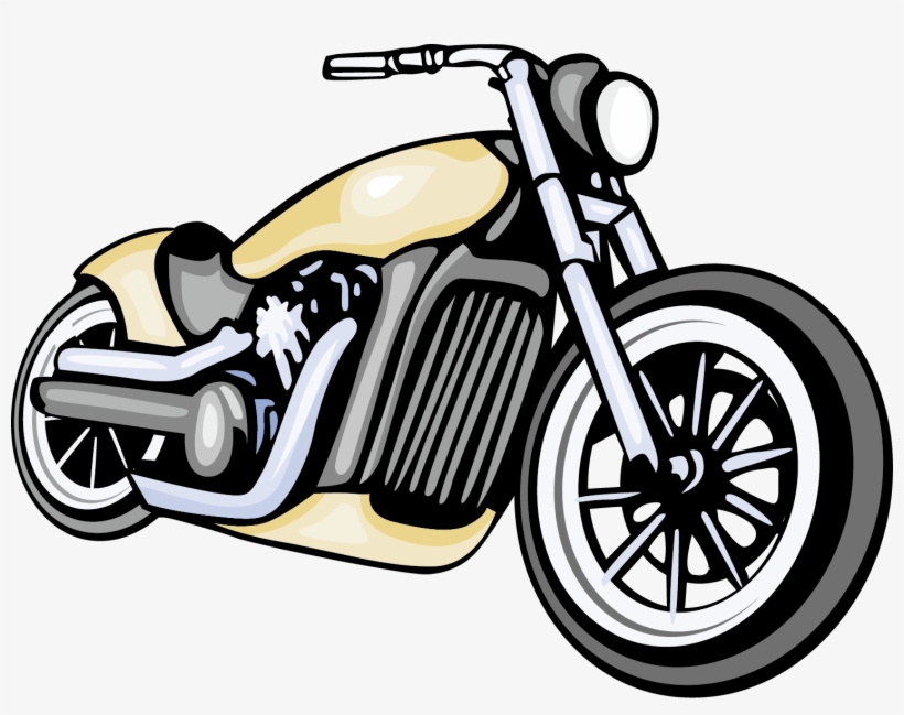 Motorcycle Helmet Honda Harley Davidson Clip Art - Harley Motorcycle Vector Png, transparent png #6301529