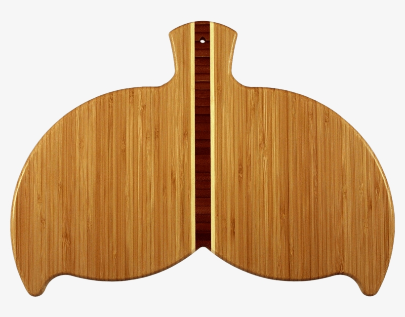 Whale Tail Bamboo Serving And Cutting Board - Whale Cutting Boards By Totally Bamboo - Whale Tail, transparent png #6301730