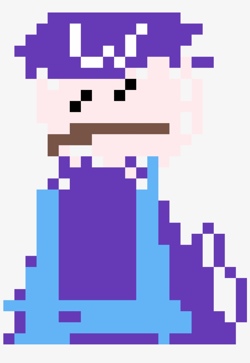 Waluigi-i Am So Tired And @ My Aunts - Cartoon, transparent png #6302150