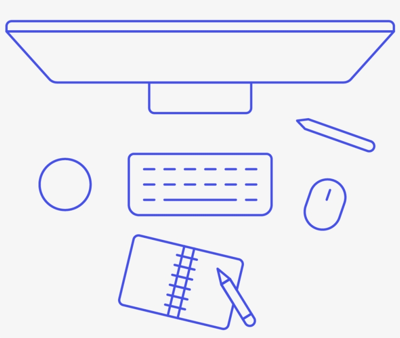 07 Surface Studio Pen Keyboard Dial - Electric Blue, transparent png #6302981