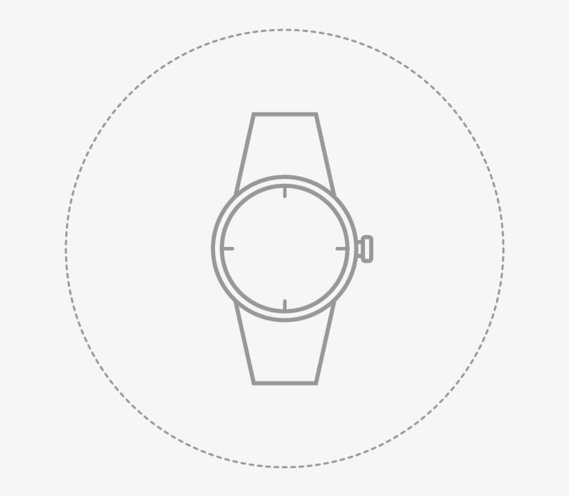 Outline Image Of Watch, transparent png #6303041
