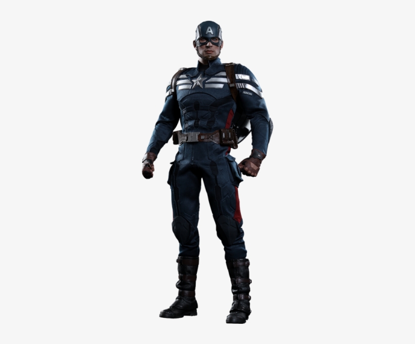 Hot Toys Captain America In His Stealth S - Captain America: Strike Suit Version: The Winter Soldier:, transparent png #6303852