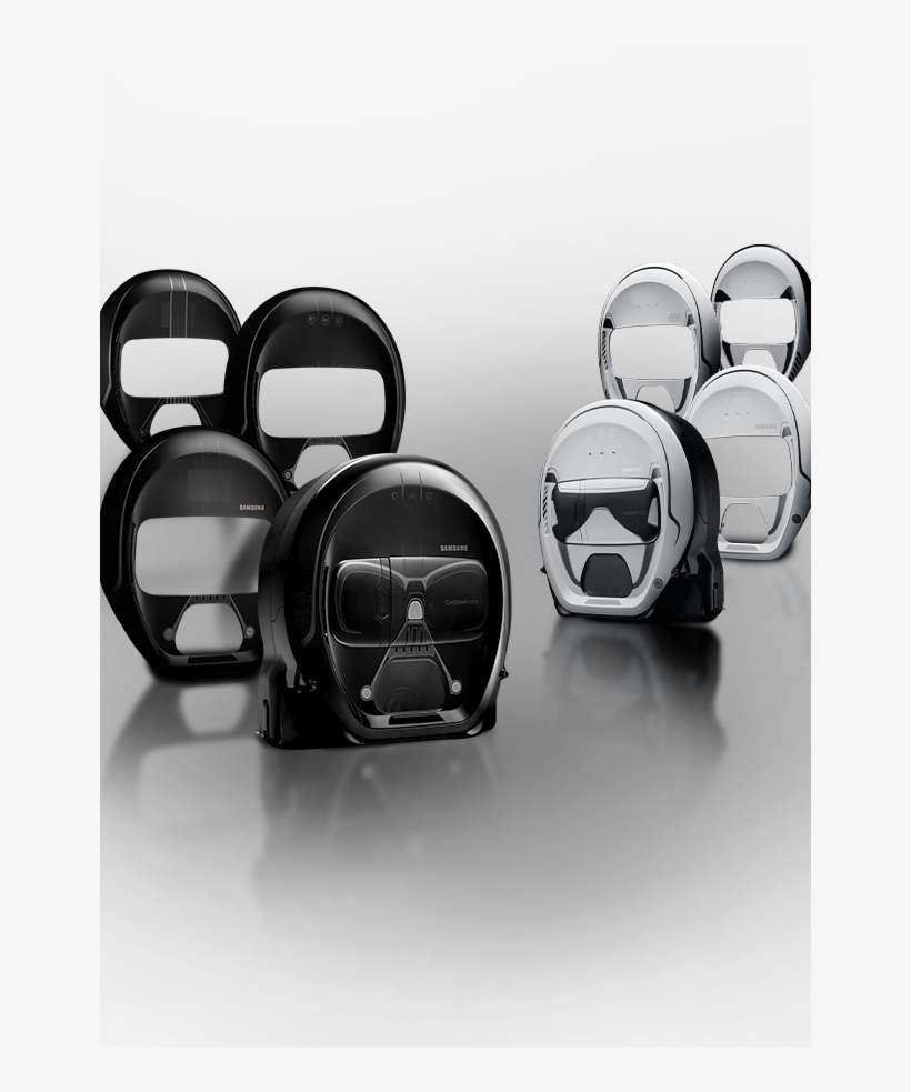 The Faces Of Darth Vader And The Stormtrooper Are Printed - Titanium Ring, transparent png #6304172