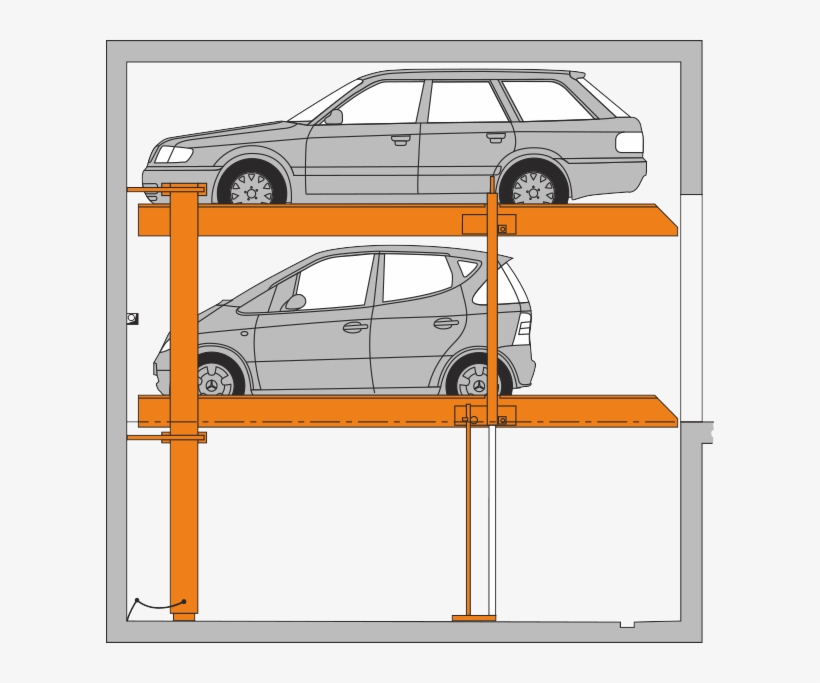 Independent Stack Parker - Stack Parking, transparent png #6304824