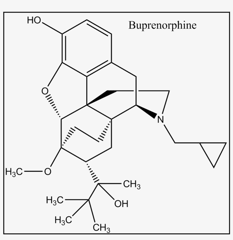 Suboxone Is A Combination Of Buprenorphine And Naloxone - Diagram, transparent png #6305155