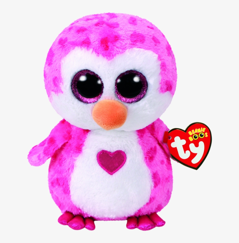 37163 Juliet Valentines Penguin Med High V=1512005113 - Ty Beanie Boos - White Unicorn, transparent png #6305804