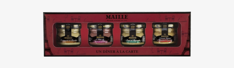 Maille Dinner Party Mustard Mini Gift Collection, transparent png #6306818