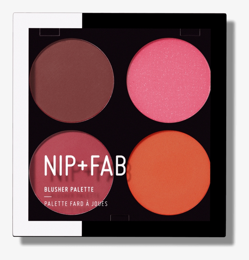 Blusher Palette Blushed Brights - Nip Fab Blush Palette, transparent png #6306930