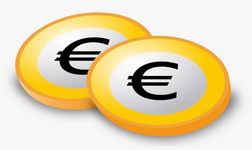 This Free Icons Png Design Of Coins With Euro-sign, transparent png #6307081