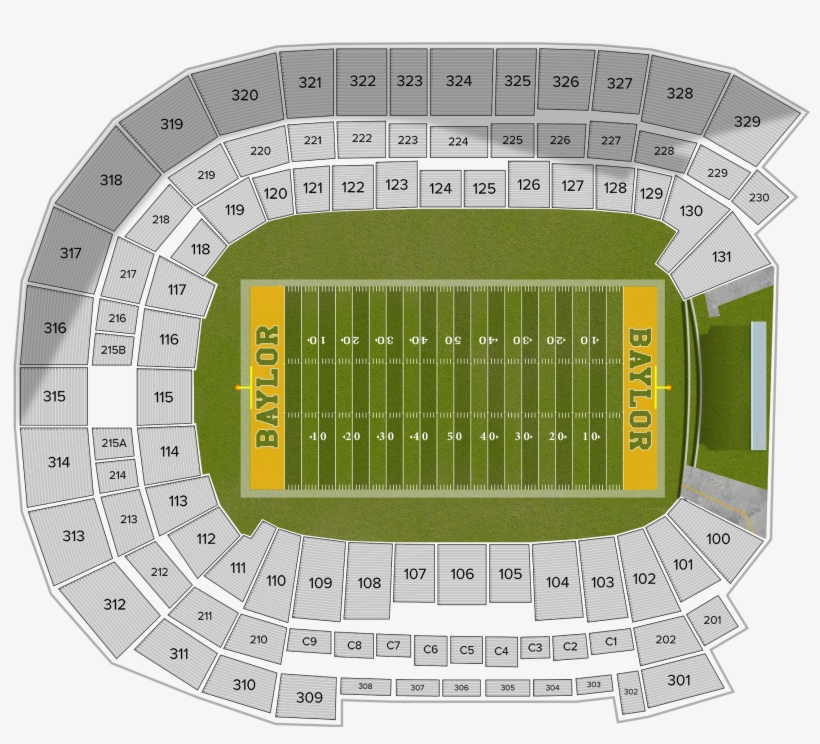 Texas Longhorns At Baylor Football At Mclane Stadium, transparent png #6307838