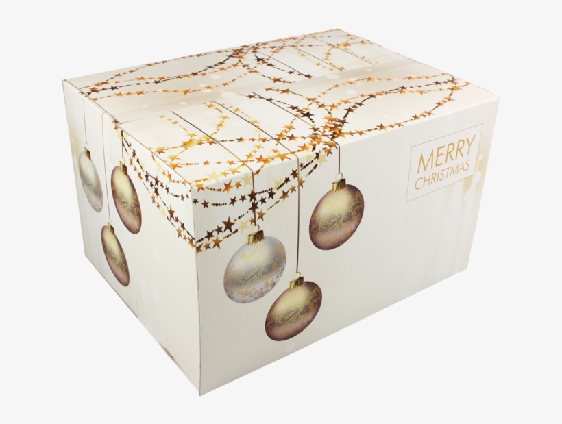 Christmas Gift Box, Golden Bridge, Cardboard, 39x55x30cm, - Kerstpakket Dozen, transparent png #6308863