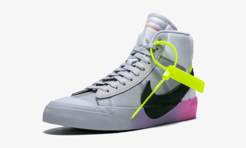 Nike X Off White Blazer Mid "serena Williams - Nike Blazer Mid Mens Off-white, transparent png #6310410