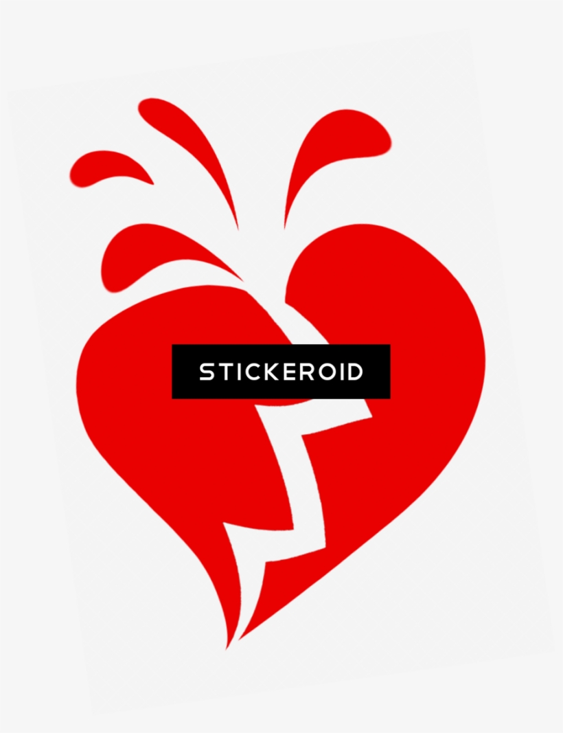 Broken Heart - Emblem, transparent png #6310562